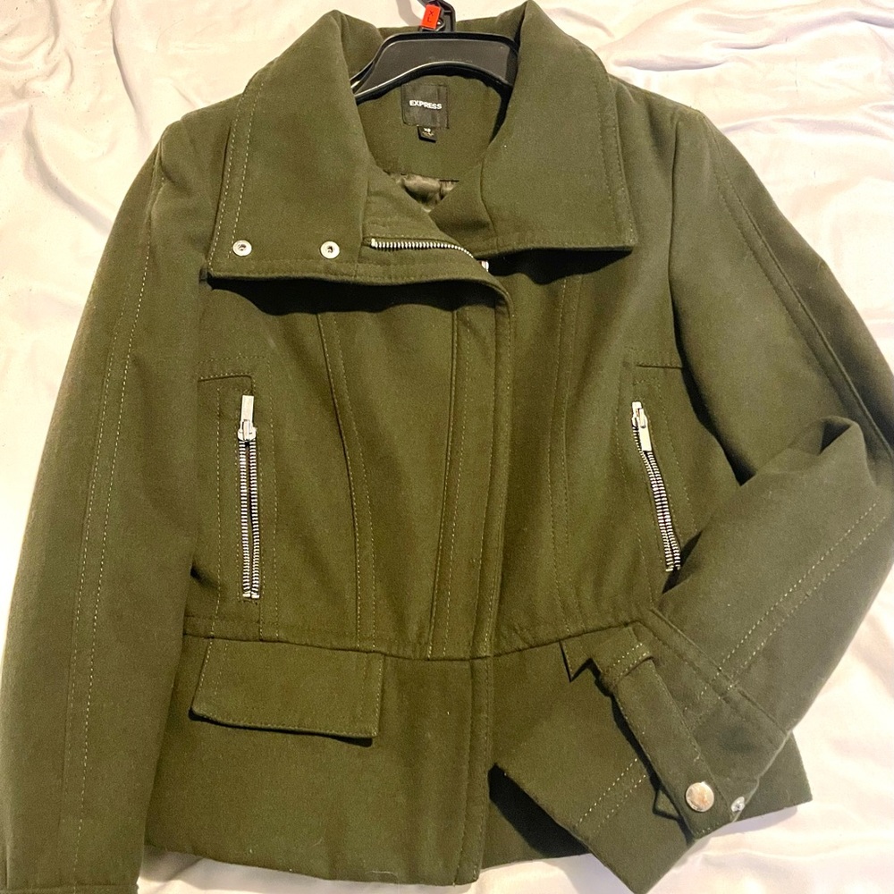 Express Olive Green Jacket